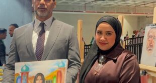 معرض فني للفنانة العراقية “مريم” على هامش مهرجان اليوم الثقافي العراقي في طهران